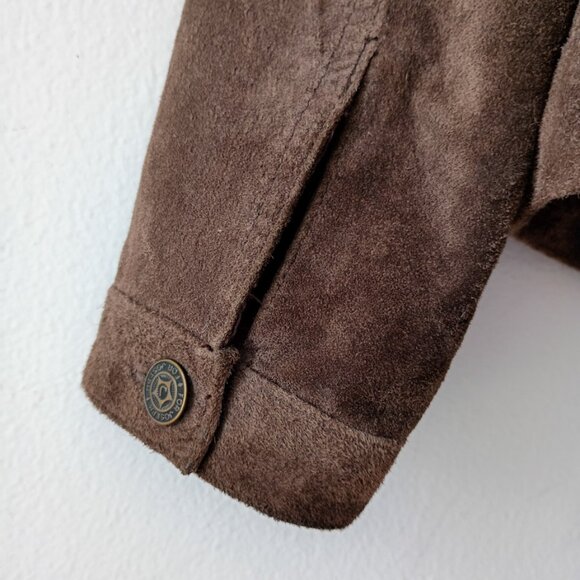 FOR JOSEPH Men’s Brown Suede Jacket Size M | Classic Button Front - Picture 7 of 7